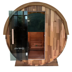 Revel Edenview - 4 Person Traditional Cedar Barrel Sauna