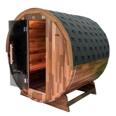Revel Edenview - 4 Person Traditional Cedar Barrel Sauna