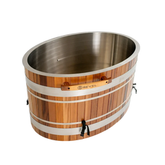 Revel Glacier Solo - Premium Cedar Ice Bath