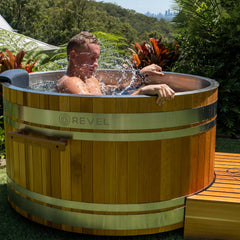 Revel Glacier Solo - Premium Cedar Ice Bath