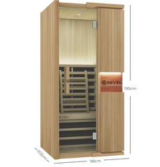 Revel Aura - 1 Person Full Spectrum Infrared Sauna Revel Saunas