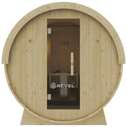 Revel Eden - 4 Person Traditional Barrel Sauna Revel Saunas