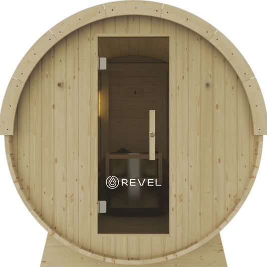 Revel Eden - 6 Person Traditional Barrel Sauna Revel Saunas