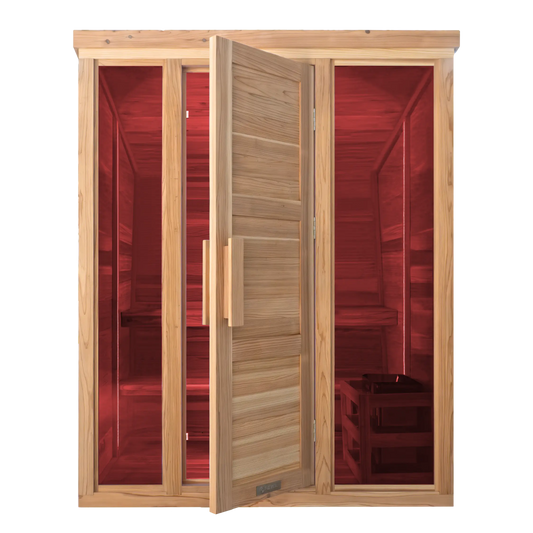 Revel Solaris 4 Person Traditional Outdoor Cabin Sauna