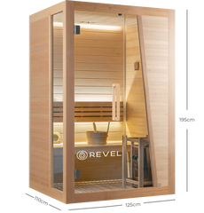 Revel Tampere - 3 Person Traditional Finnish Sauna Revel Saunas